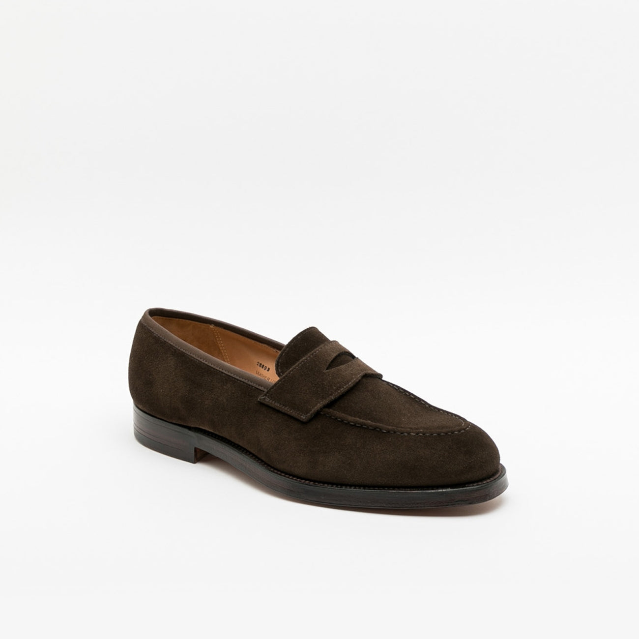 Mocassino Crockett & Jones Henley in camoscio marrone