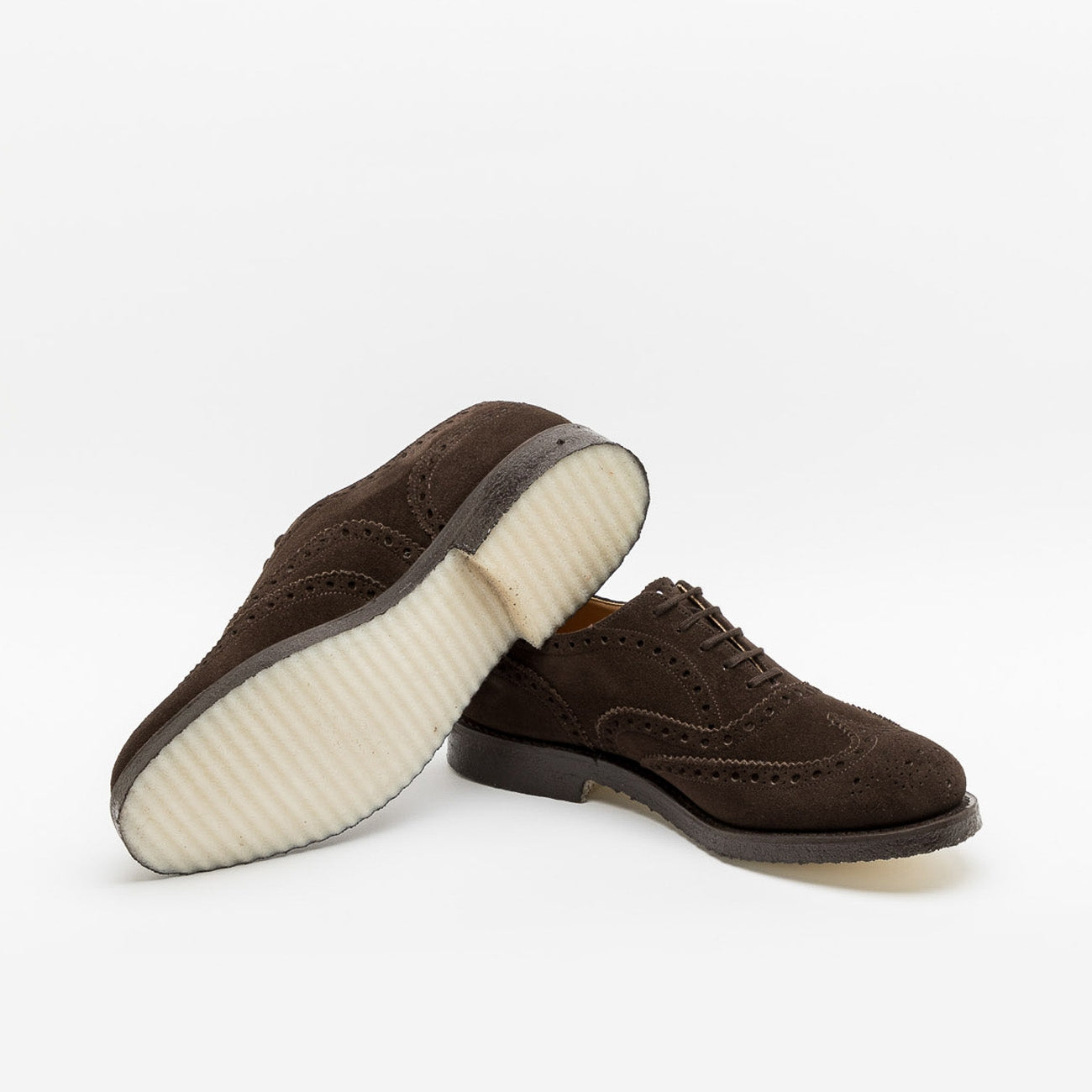 Scarpa stringata Church's Fairfield 81 F in camoscio marrone