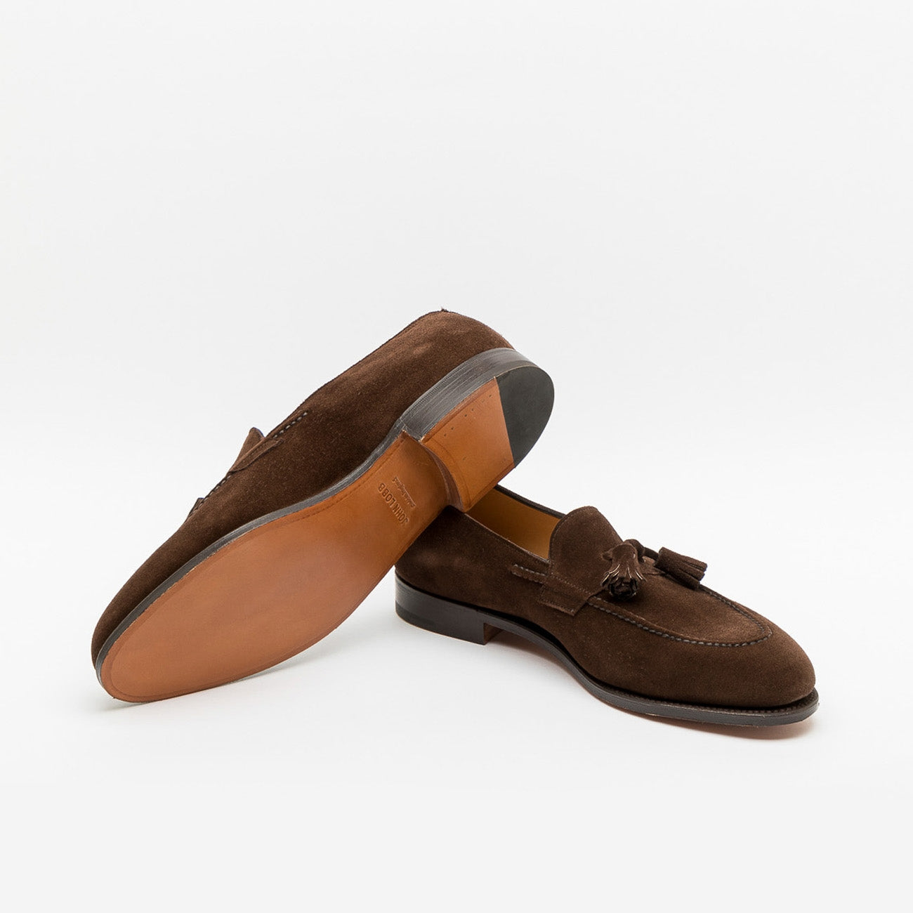 Mocassino John Lobb Callington in camoscio testa di moro