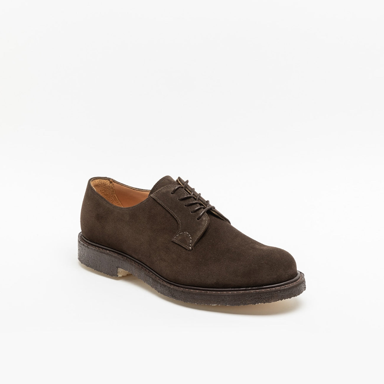 Scarpa stringata Cheaney Wye II in camoscio marrone