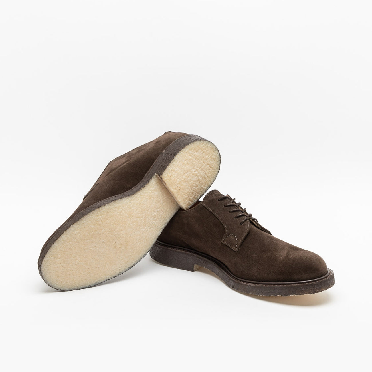 Scarpa stringata Cheaney Wye II in camoscio marrone