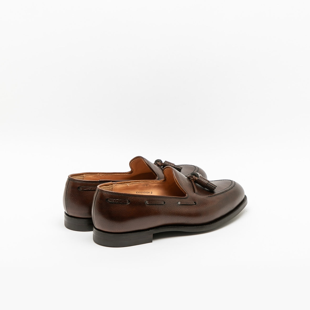 Mocassino Crockett & Jones Cavendish in pelle martellata marrone
