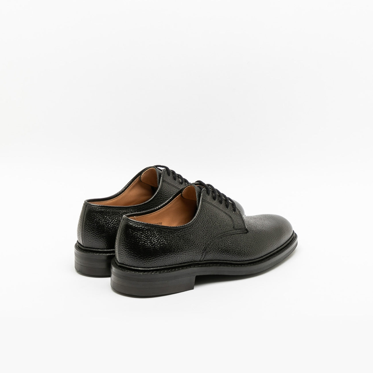 Scarpa stringata Crockett & Jones Grasmere in pelle martellata nera