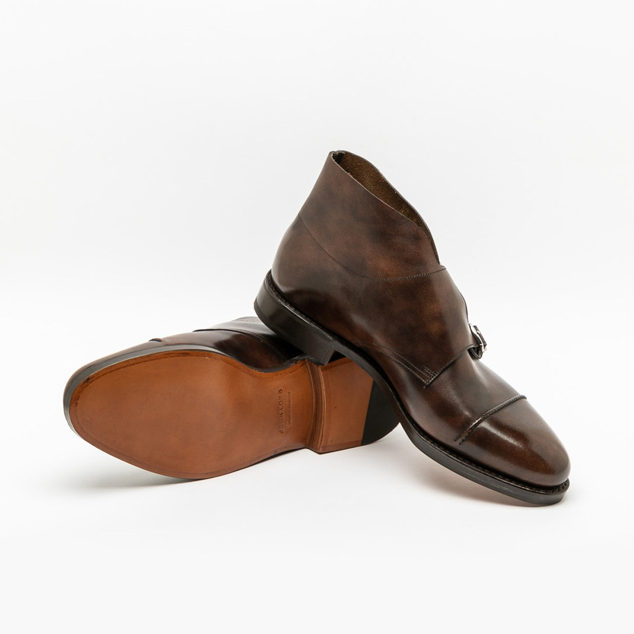 Polacco John Lobb William II in pelle museum marrone