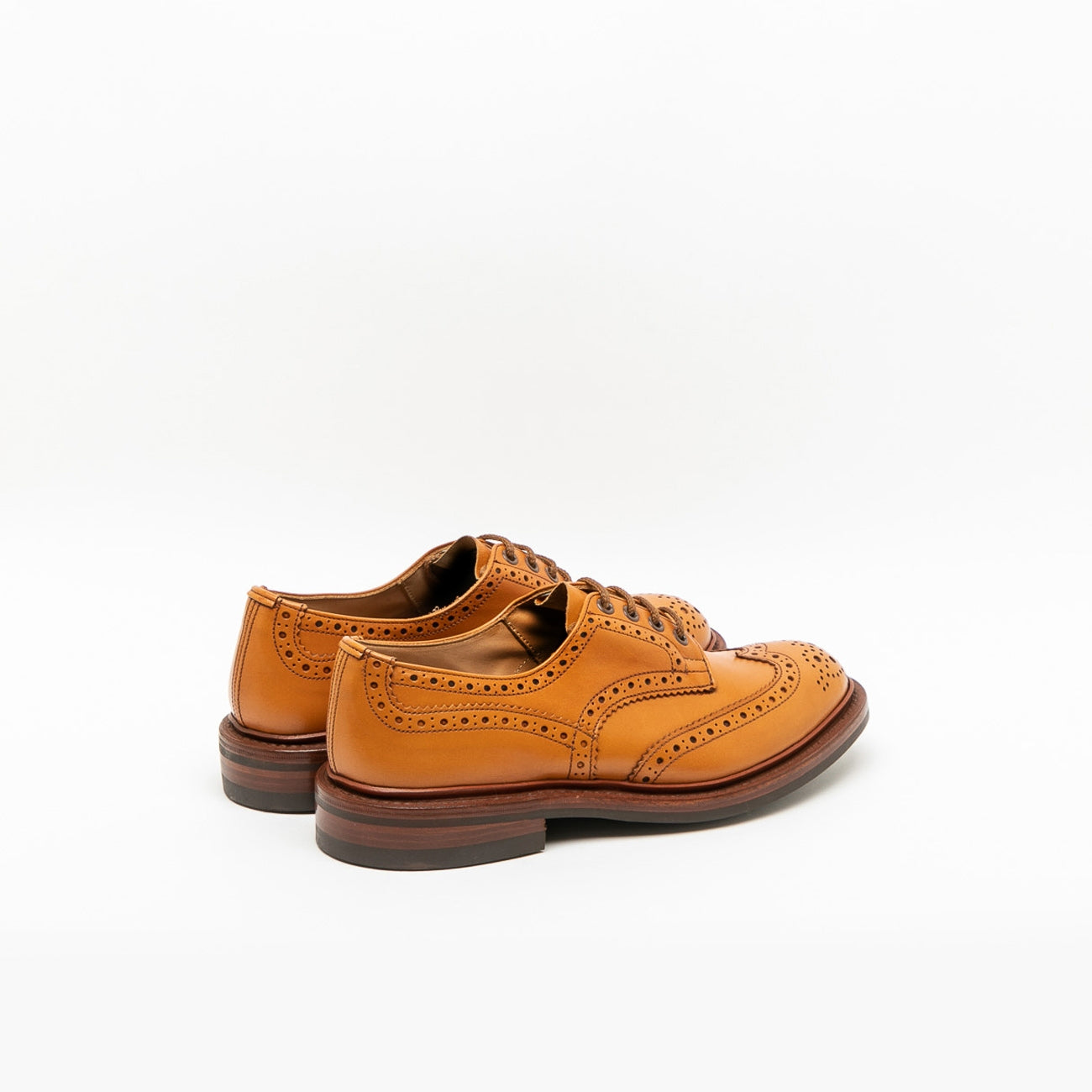 Scarpa stringata Tricker's Bourton in pelle acorn antique