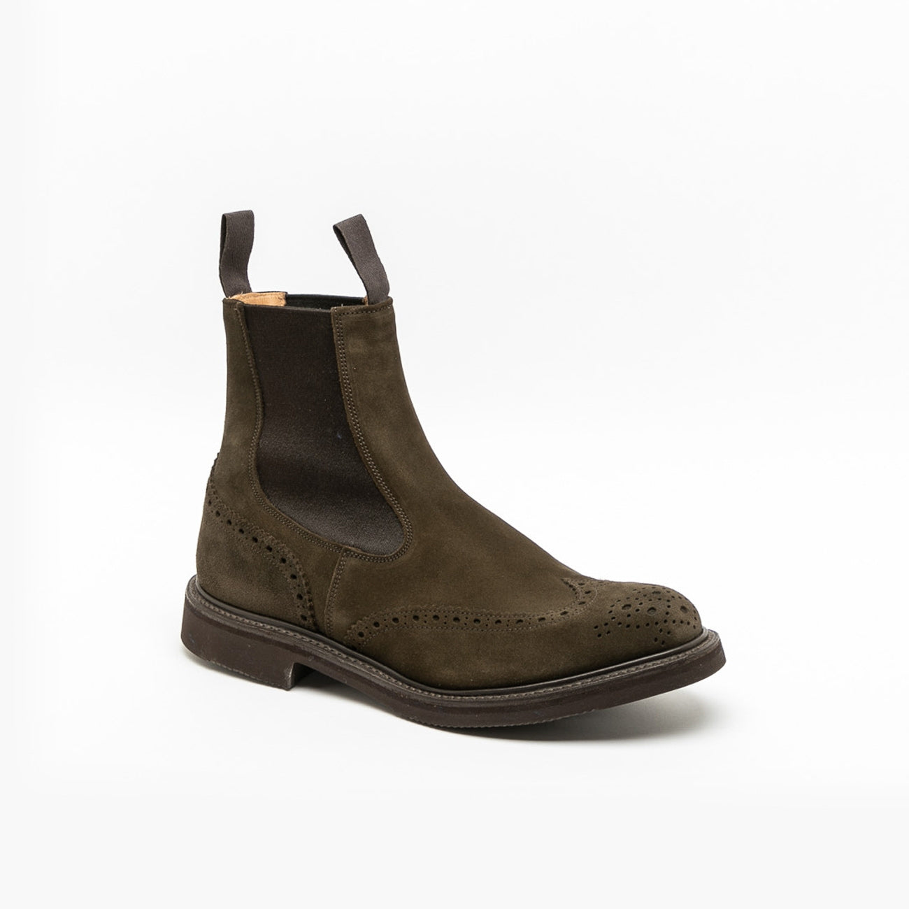 Stivaletto Tricker's Henry VBS in camoscio earth
