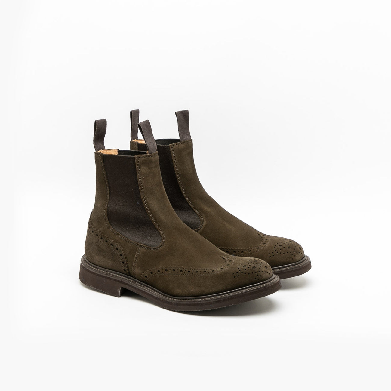 Stivaletto Tricker's Henry VBS in camoscio earth