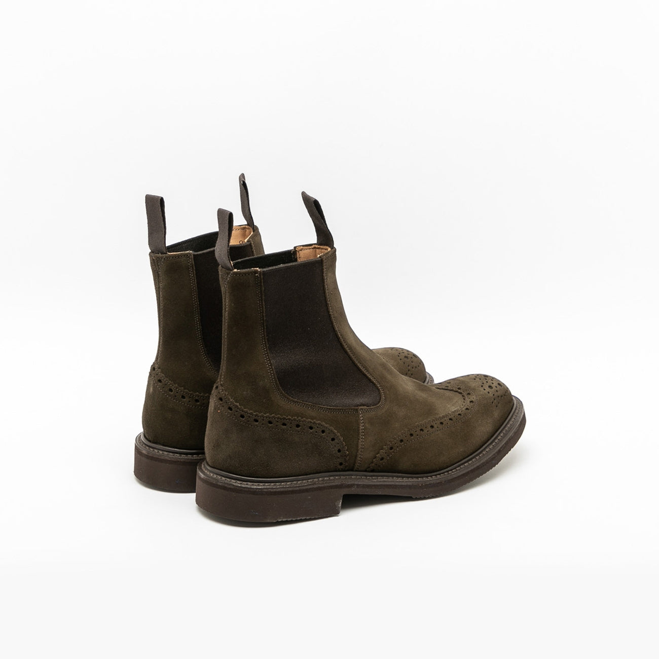 Stivaletto Tricker's Henry VBS in camoscio earth