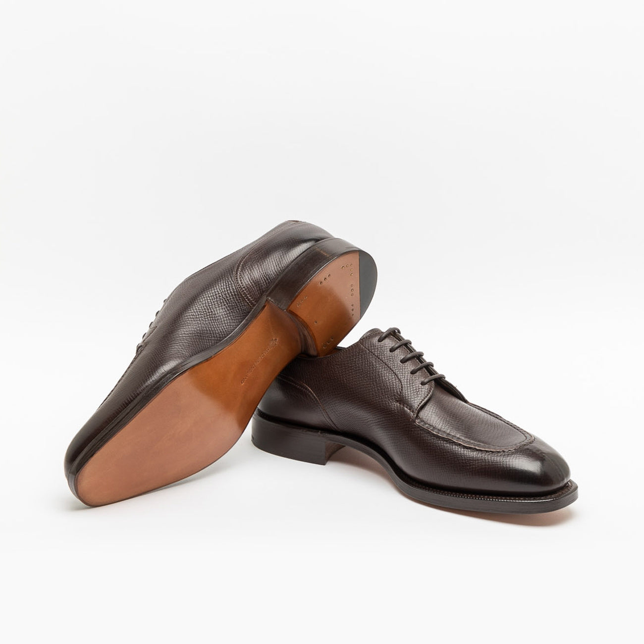 Scarpa stringata Edward Green Dover in pelle utah testa di moro