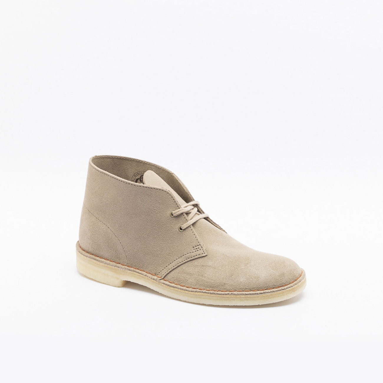 Polacco stringato Clarks Originals Desert Boot in camoscio sabbia