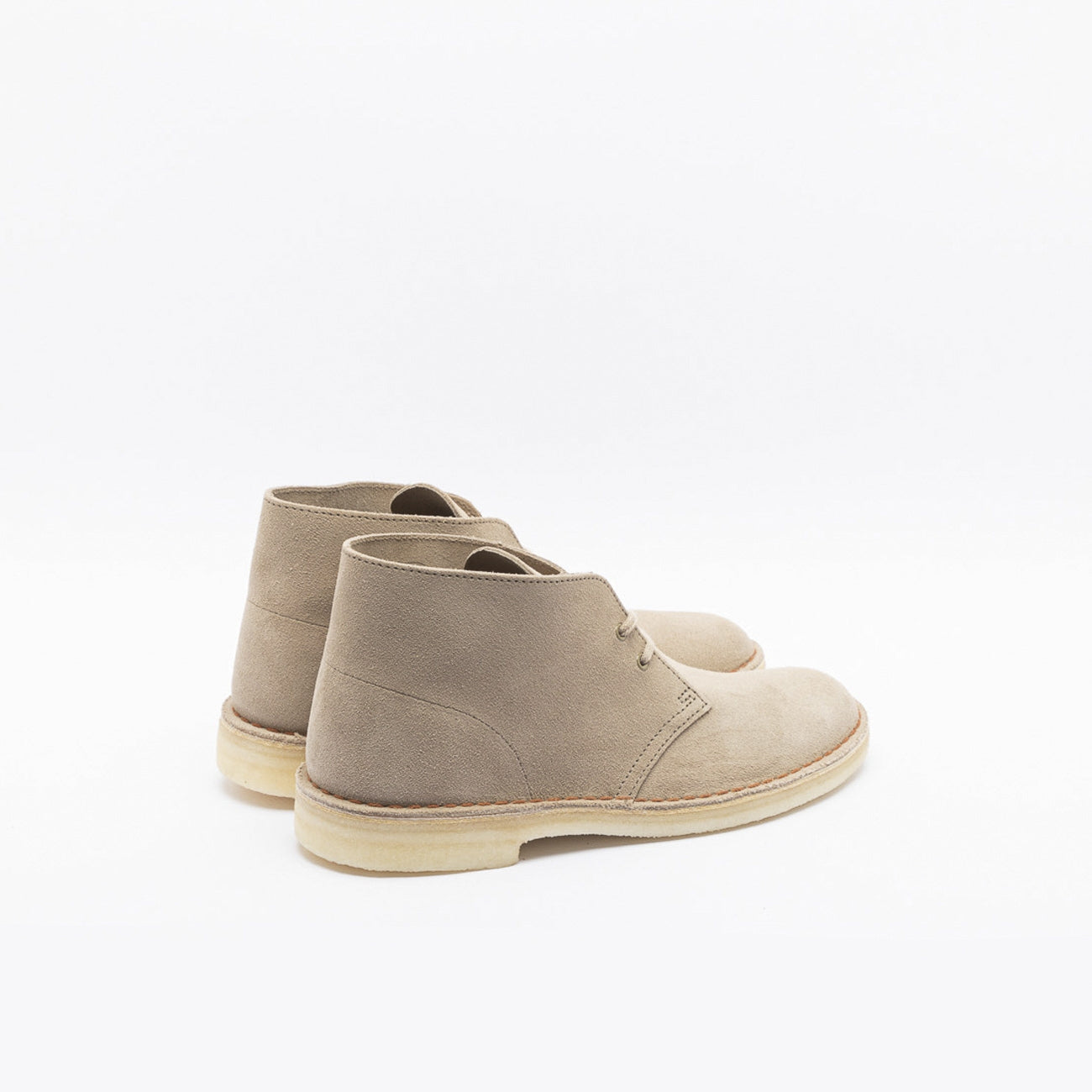 Polacco stringato Clarks Originals Desert Boot in camoscio sabbia