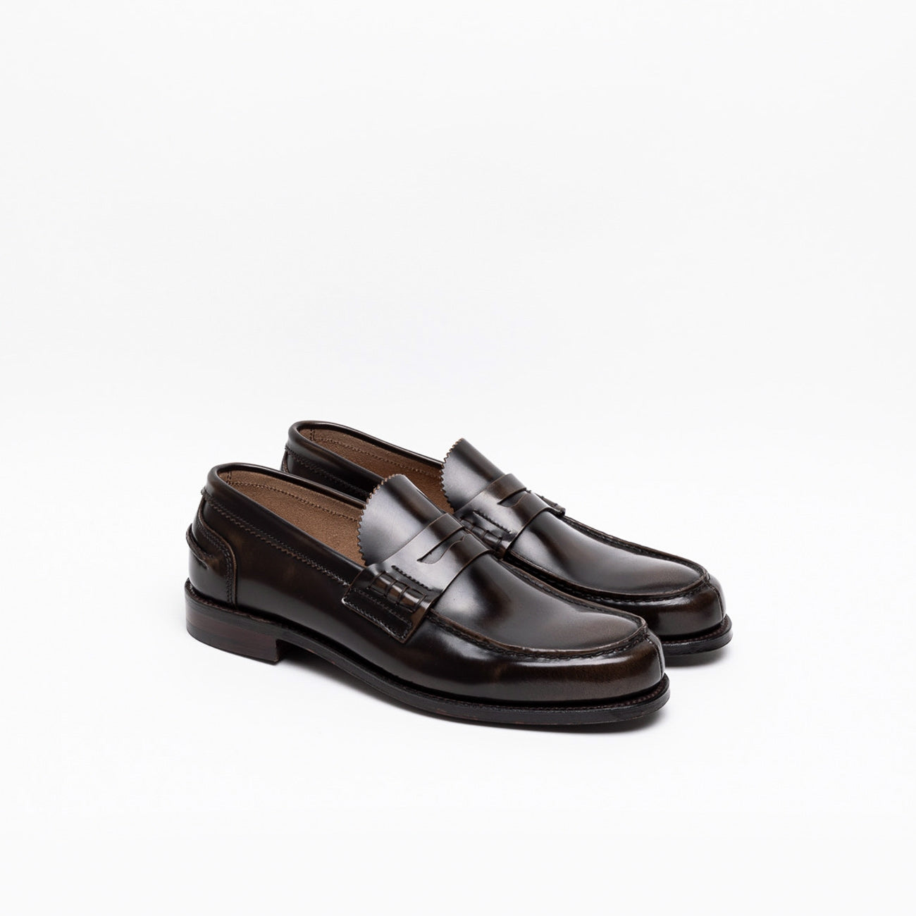 Mocassino Cheaney Joseph & Sons Dover EF in pelle pickled walnut