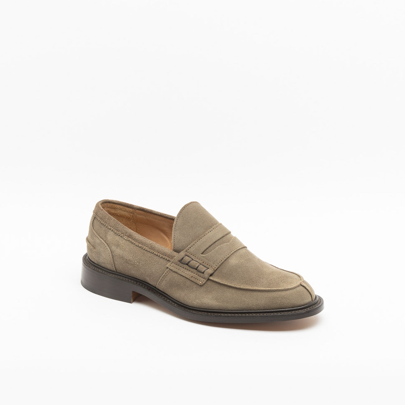 Mocassino Tricker's James in camoscio visone