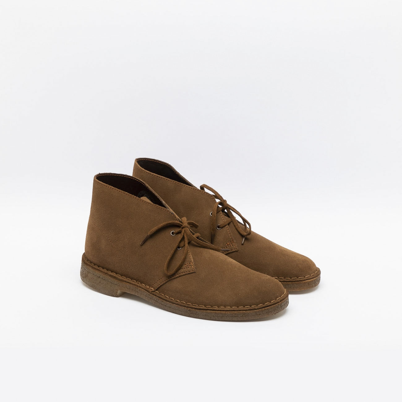 Clarks Desert Boot chukka boot in brown suede (Cola suede)