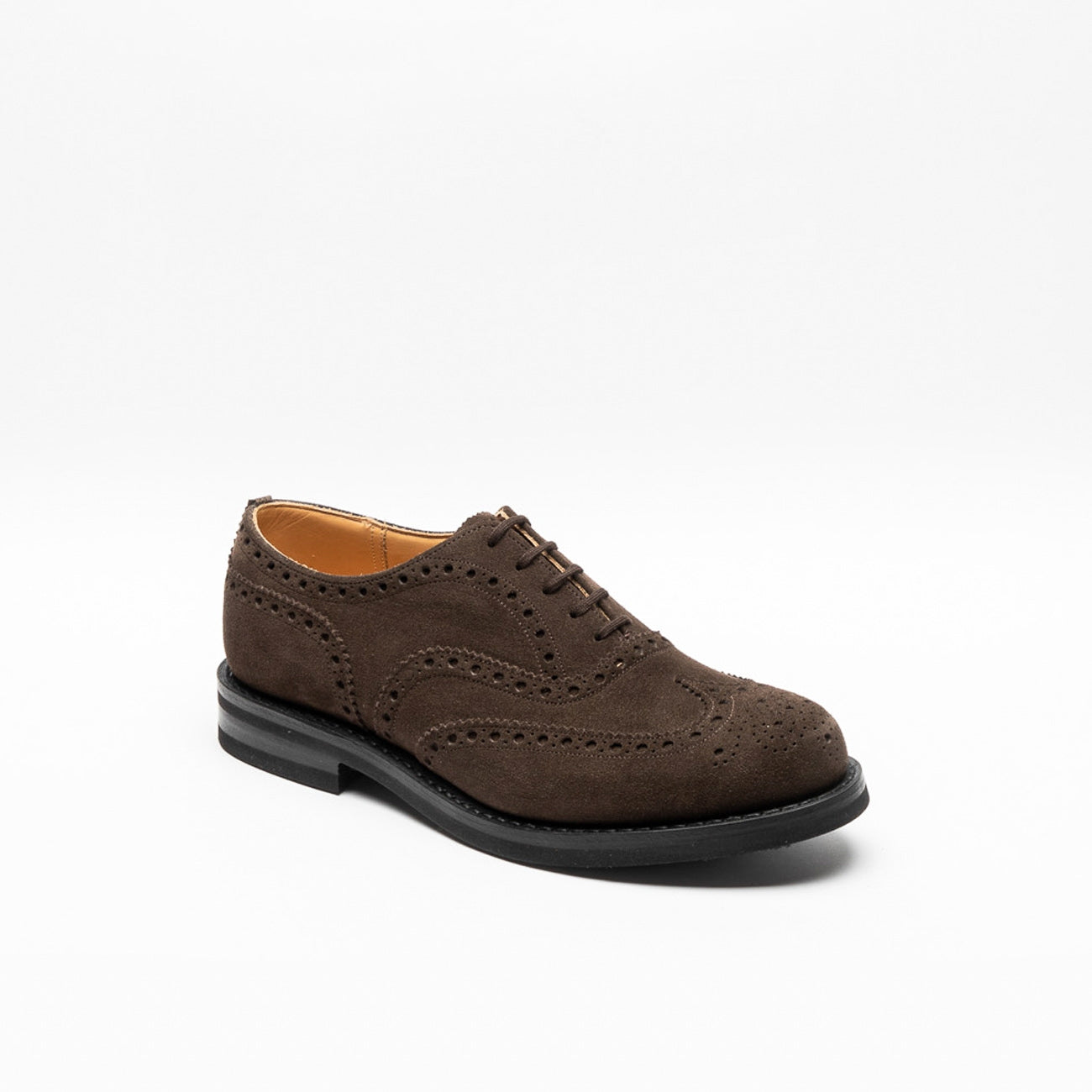 Stringata oxford Church's Amersham in camoscio marrone
