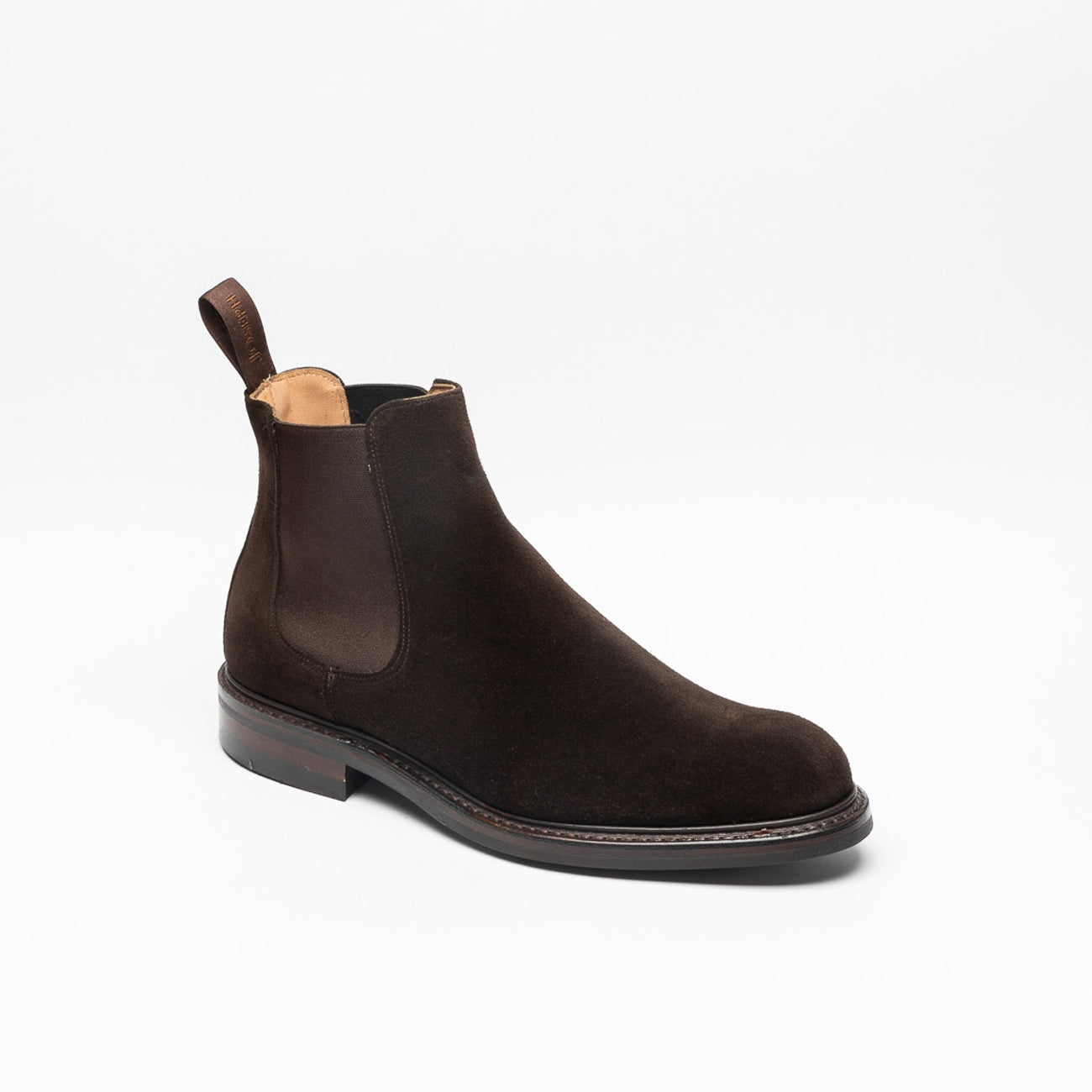 Polacco chelsea Cheaney Joseph & Sons Godfrey in camoscio marrone