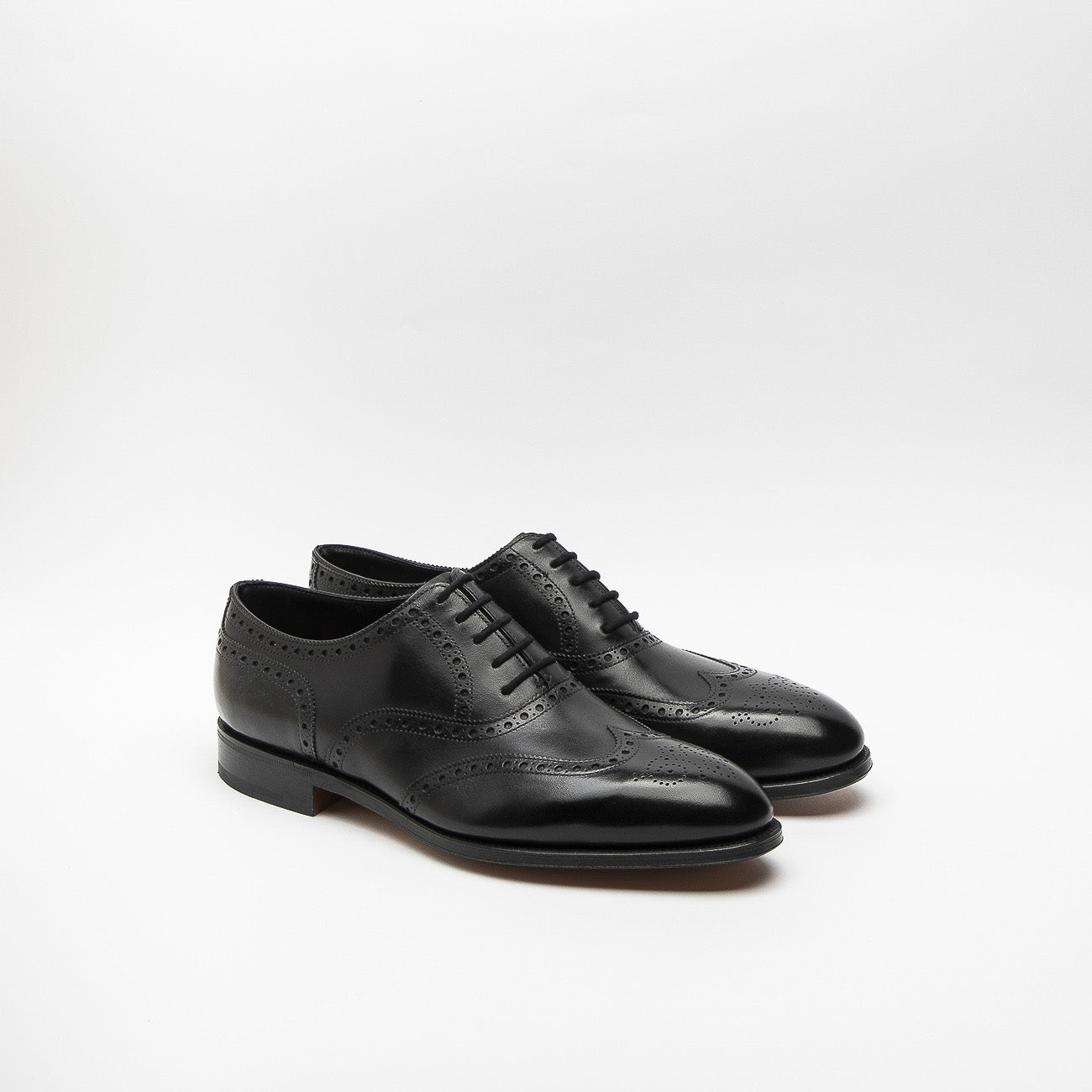 Scarpa stringata John Lobb Stowey in pelle nera