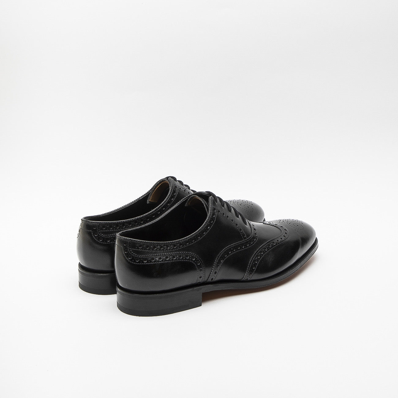 Scarpa stringata John Lobb Stowey in pelle nera