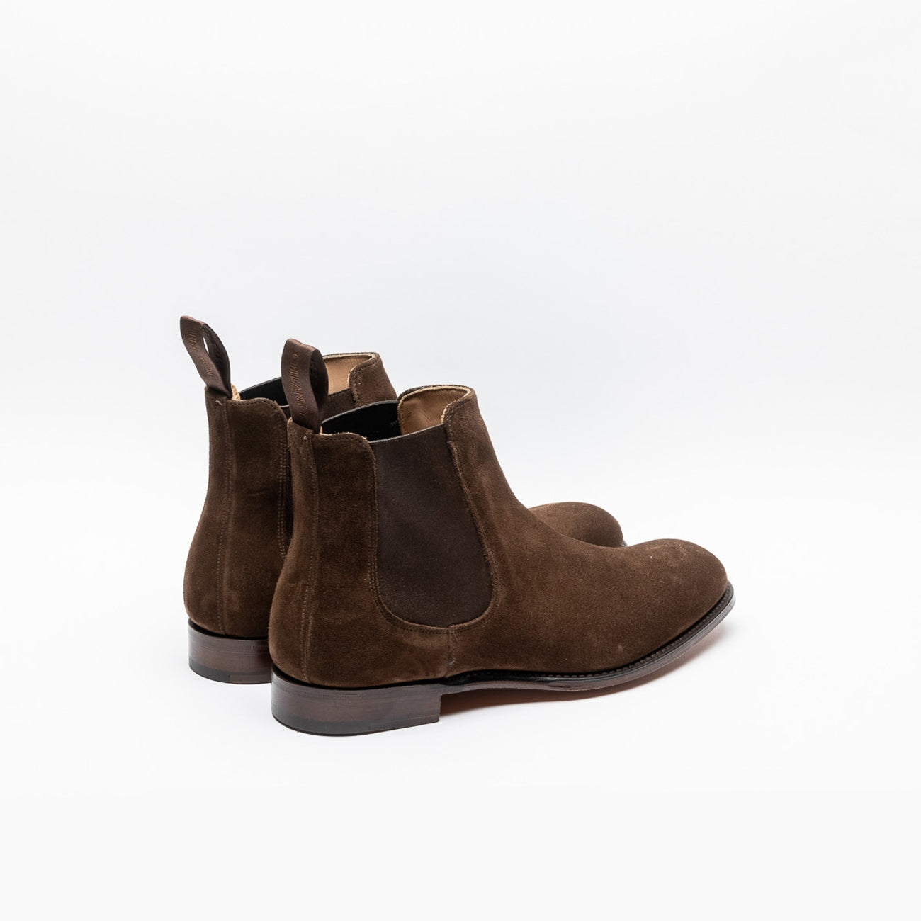 Polacco chelsea Cheaney Godfrey in camoscio marrone cioccolato