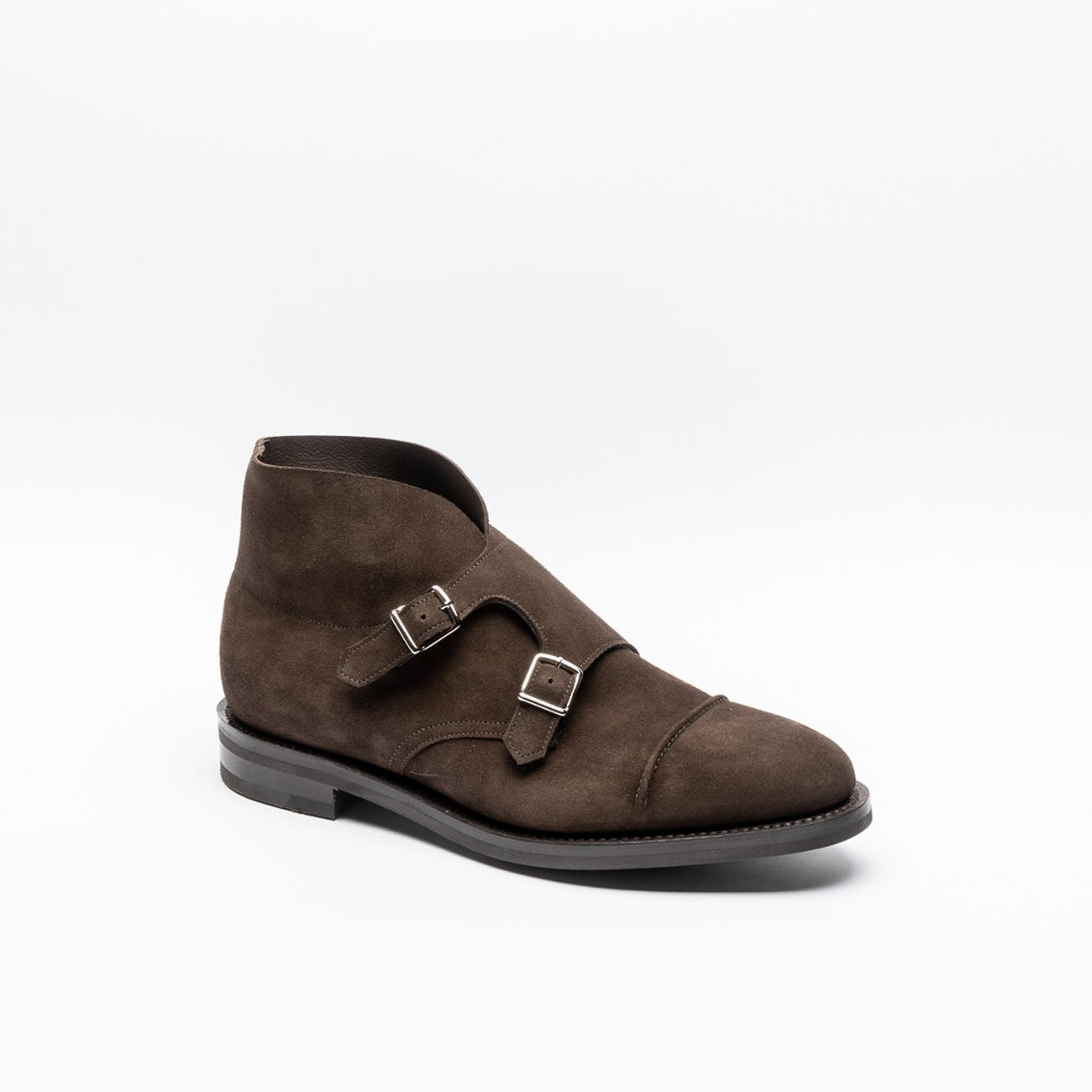 Polacco John Lobb William II Boot in camoscio marrone scuro