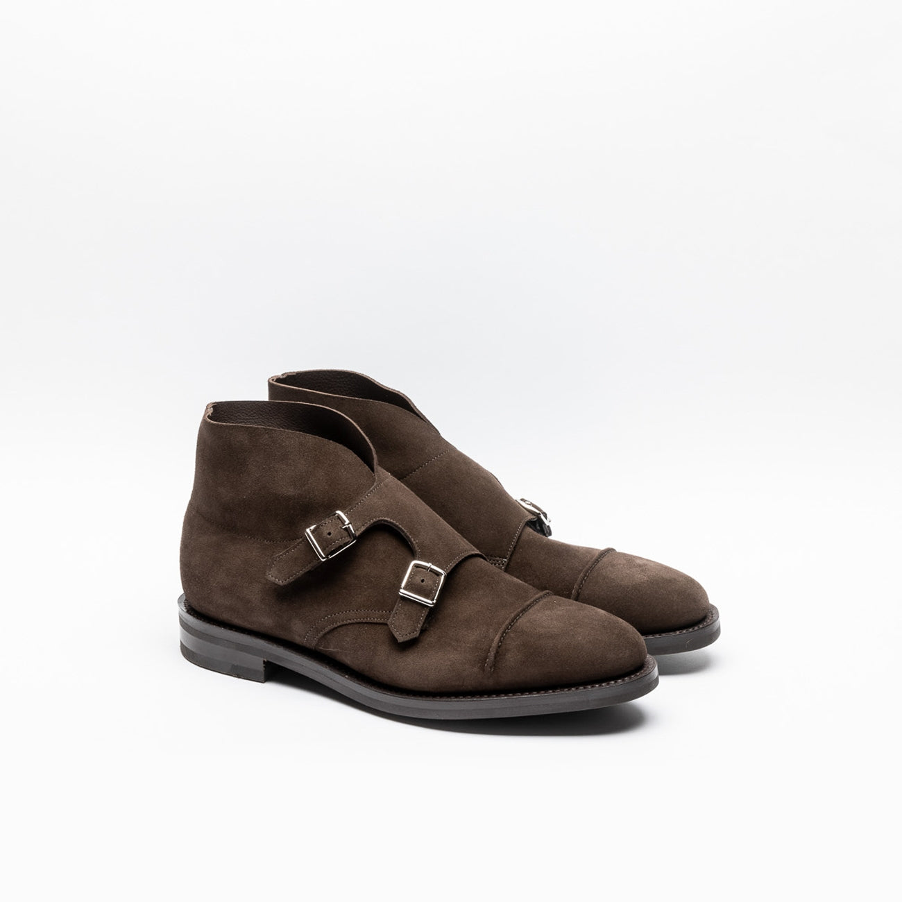 Polacco John Lobb William II Boot in camoscio marrone scuro