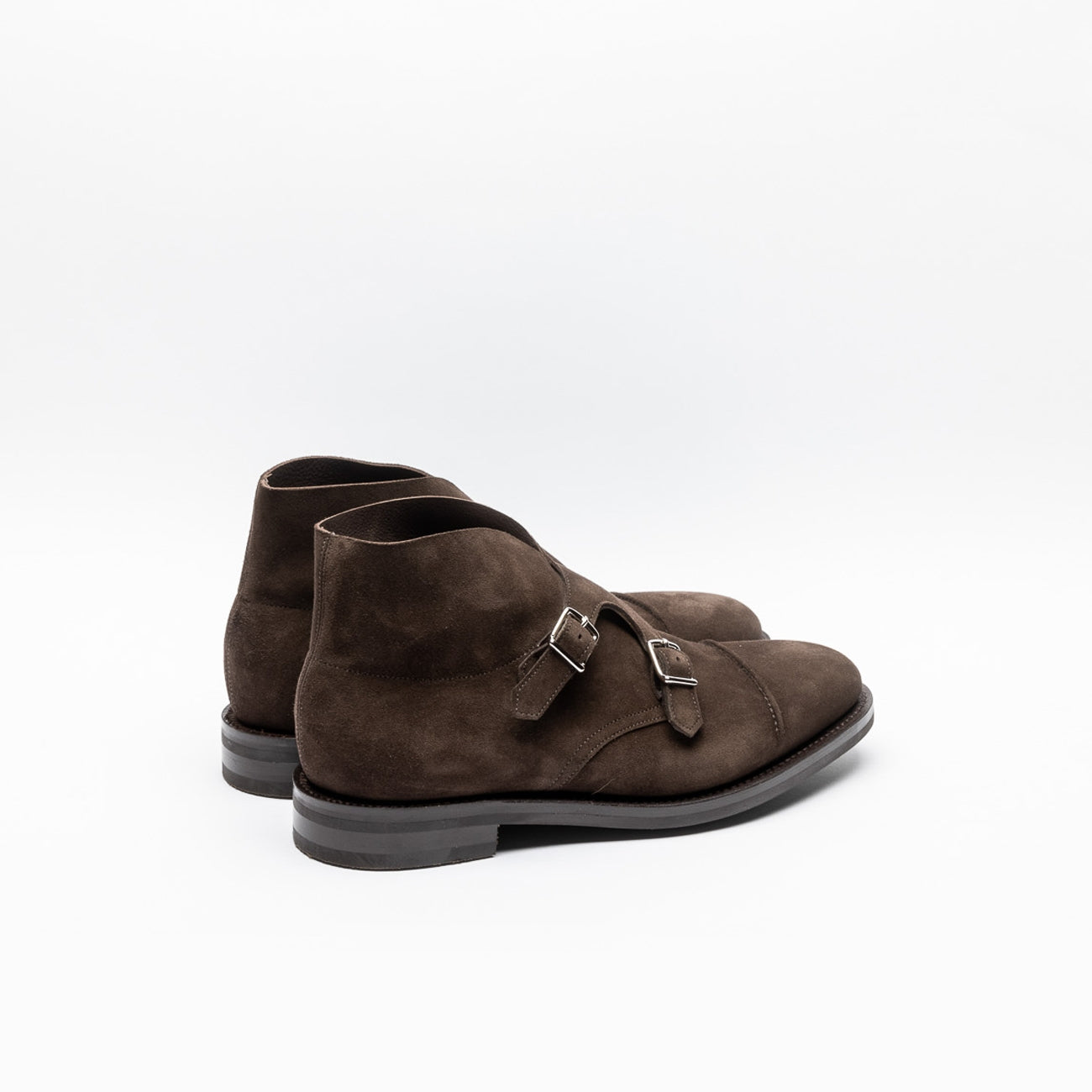 Polacco John Lobb William II Boot in camoscio marrone scuro