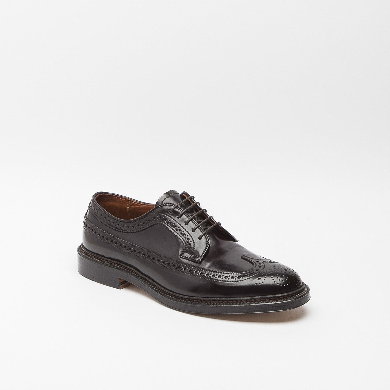 Stringata derby Alden 975 in pelle di cavallo bordeaux