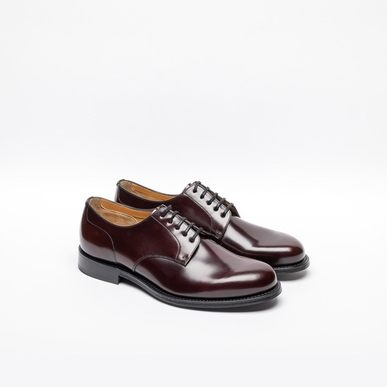 Stringata derby Church's Somerby 2 burgundy spazzolato