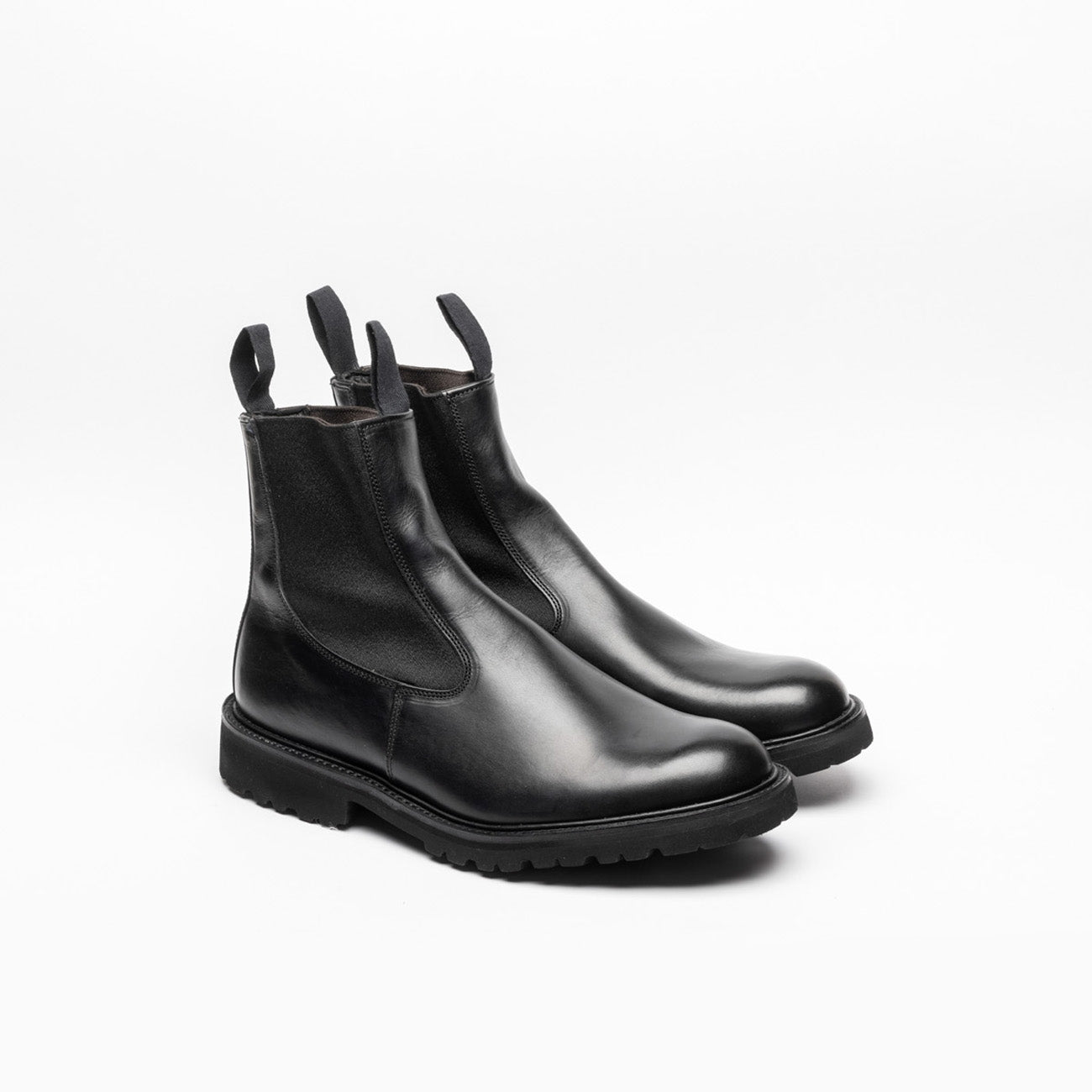 Stivale chelsea Tricker's Stephen in pelle nera