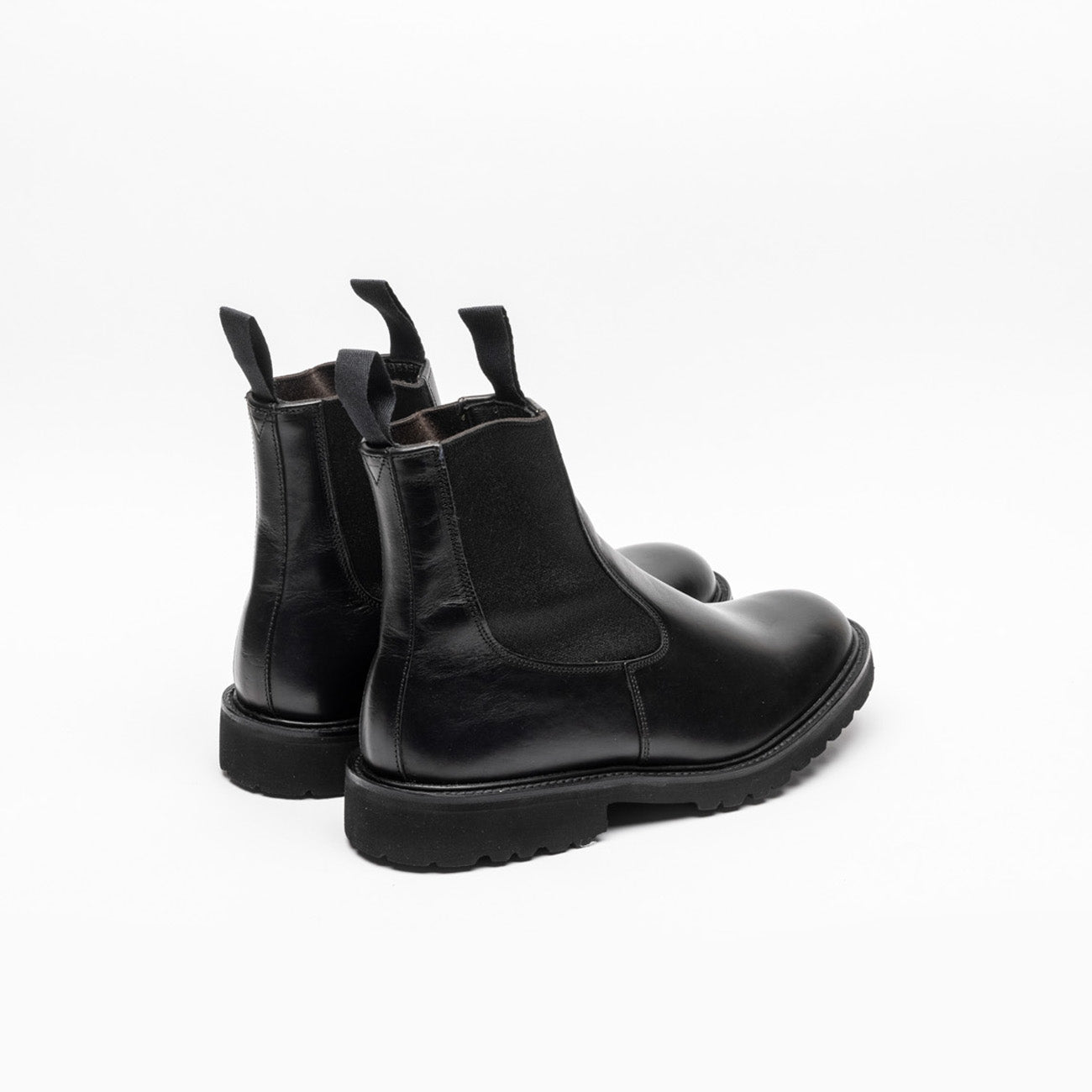 Polacco chelsea Tricker's Stephen in pelle nera