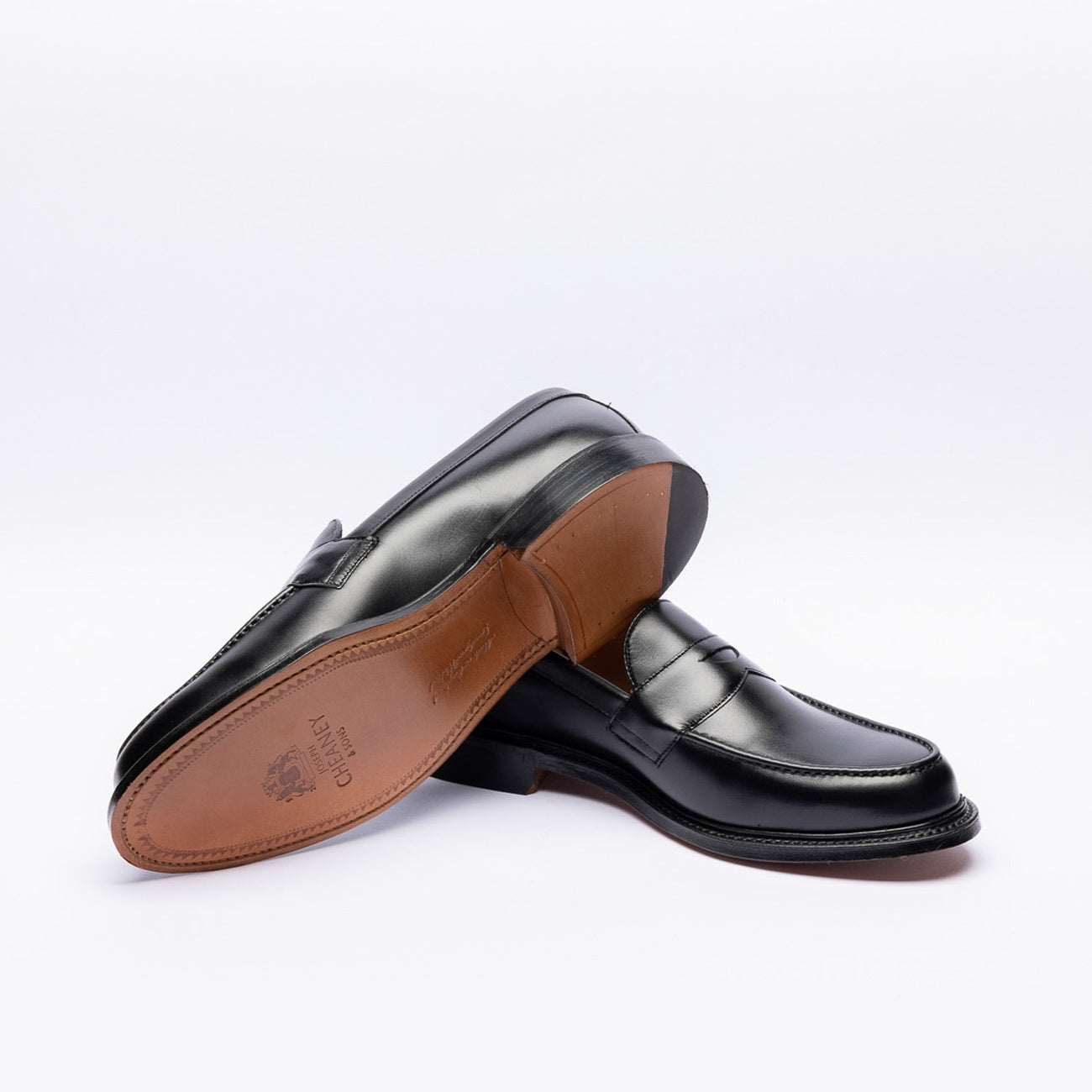 Mocassino Cheaney Joseph & Sons Hudson in pelle nera