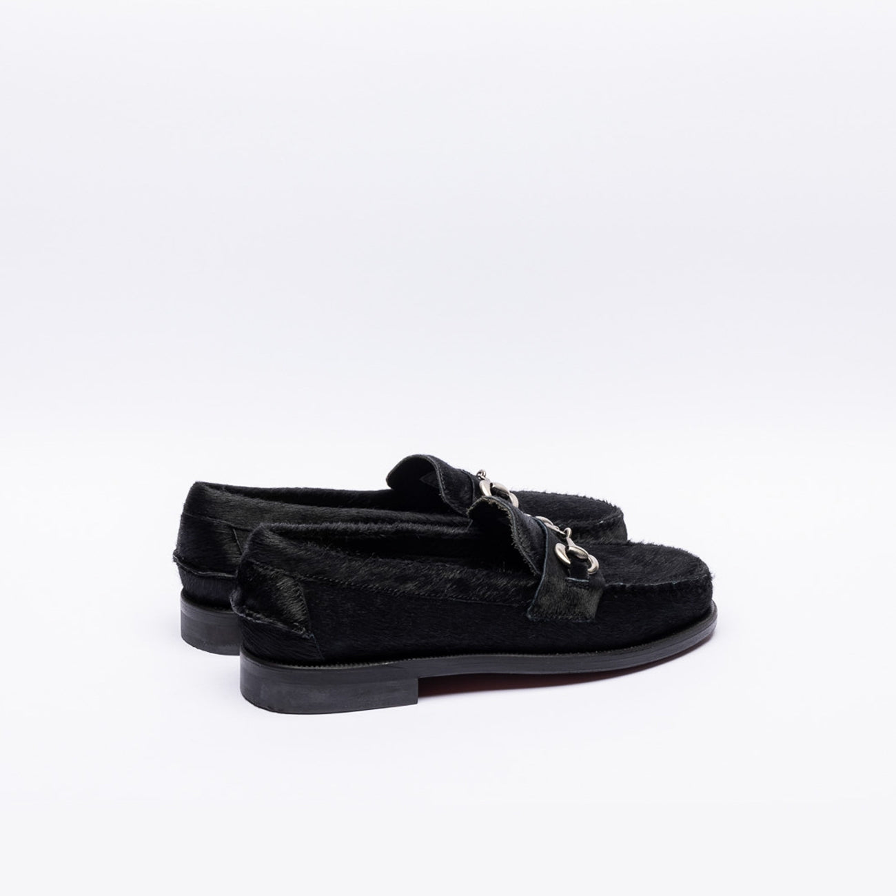 Mocassino uomo Sebago Joe Wild in cavallino nero