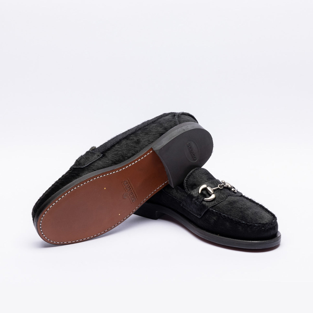 Mocassino uomo Sebago Joe Wild in cavallino nero