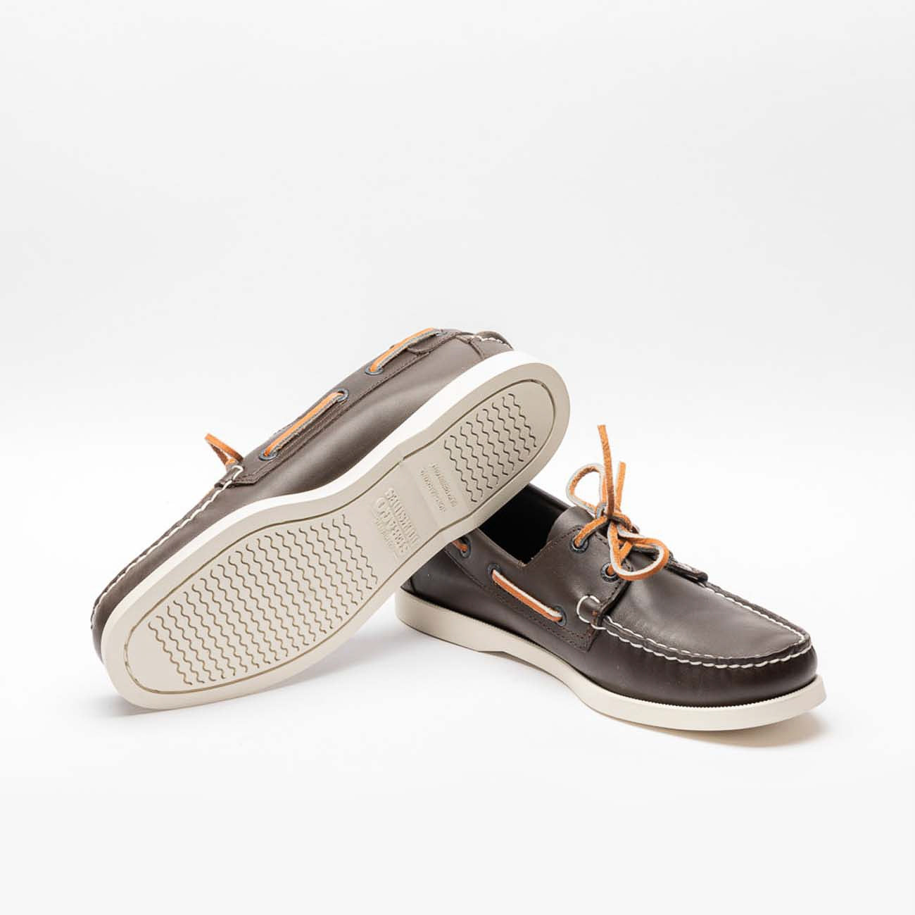 Mocassino uomo Sebago Docksides in pelle marrone