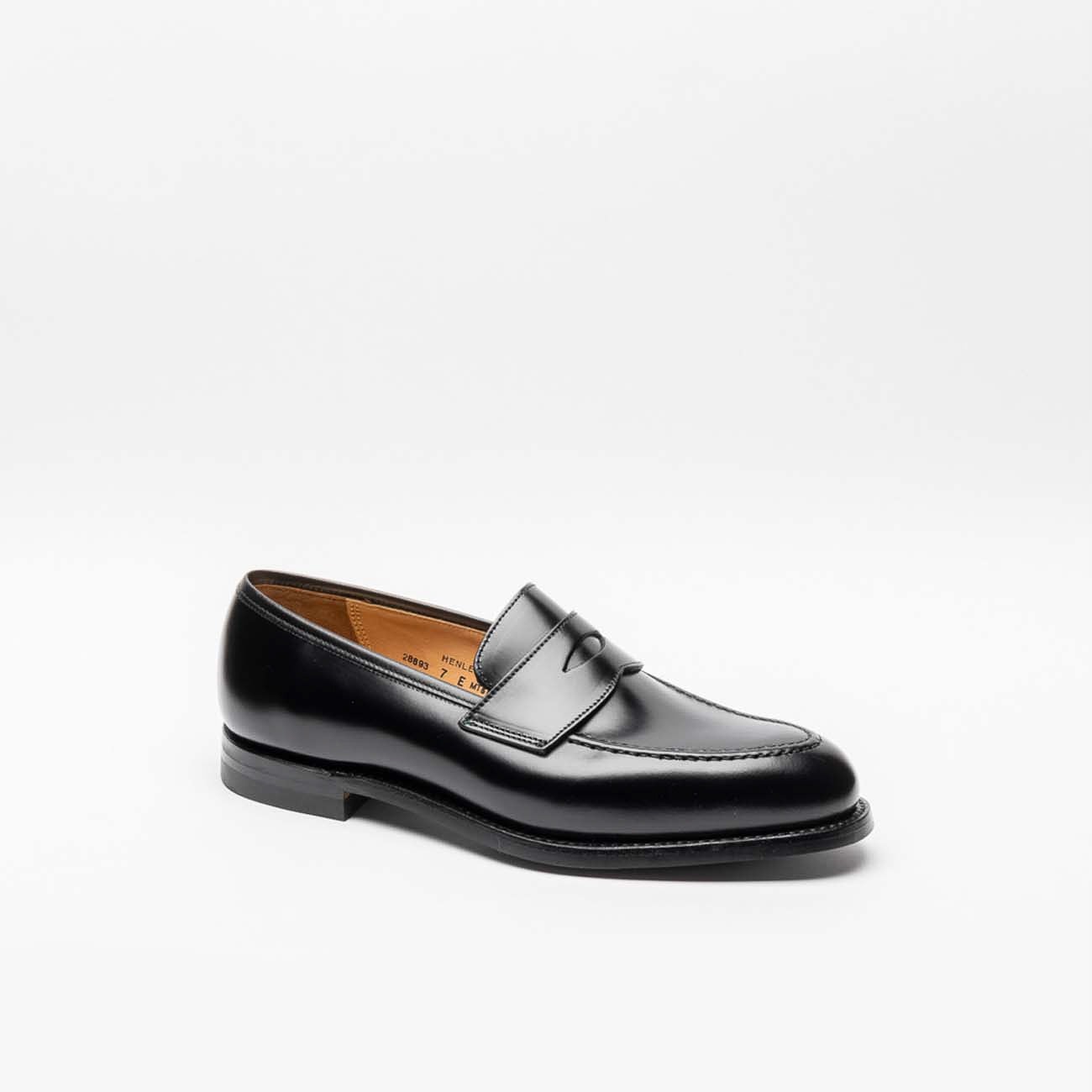 Mocassino Crockett & Jones Henley in pelle nera calvary