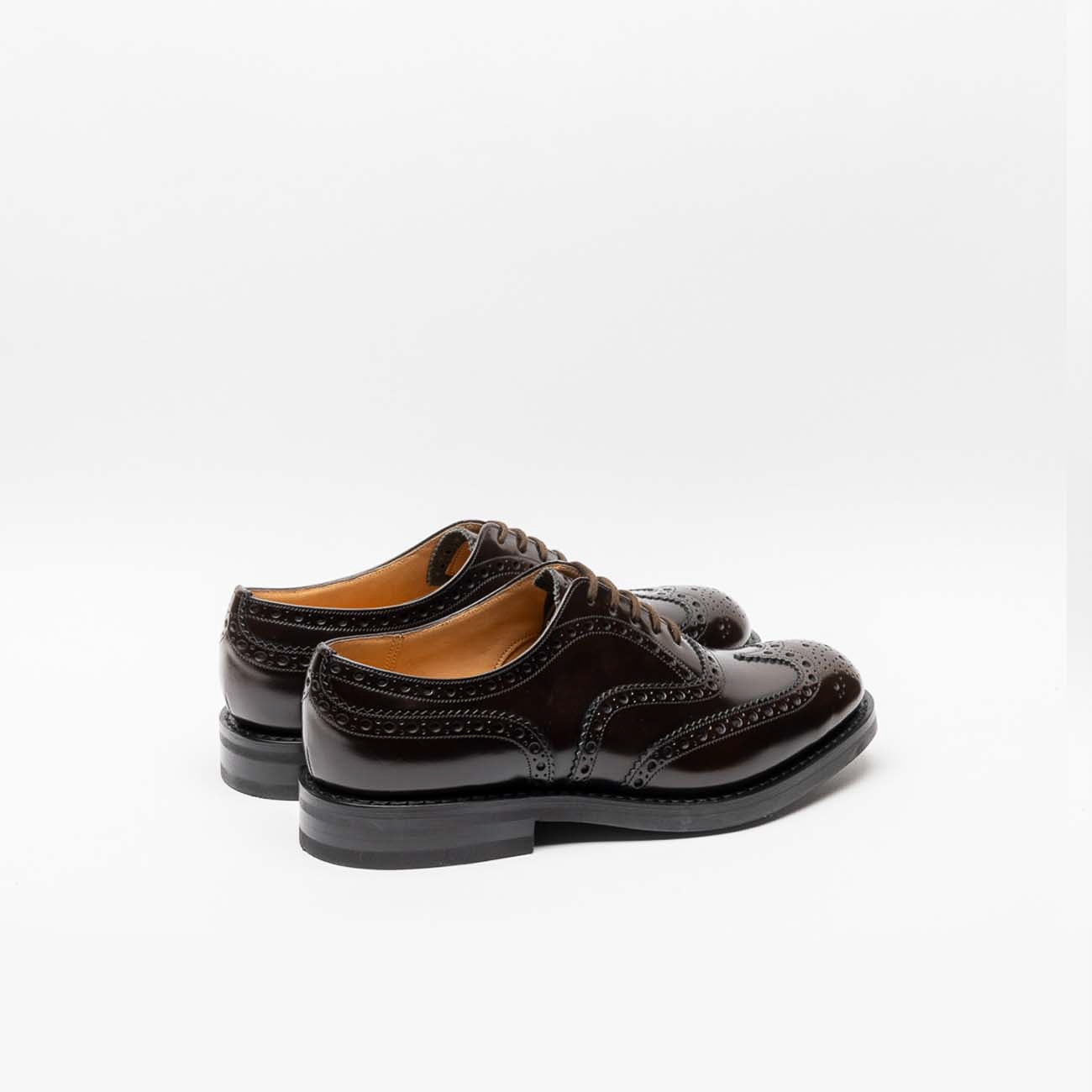 Stingata oxford Church's Burwood R LW in pelle ebano