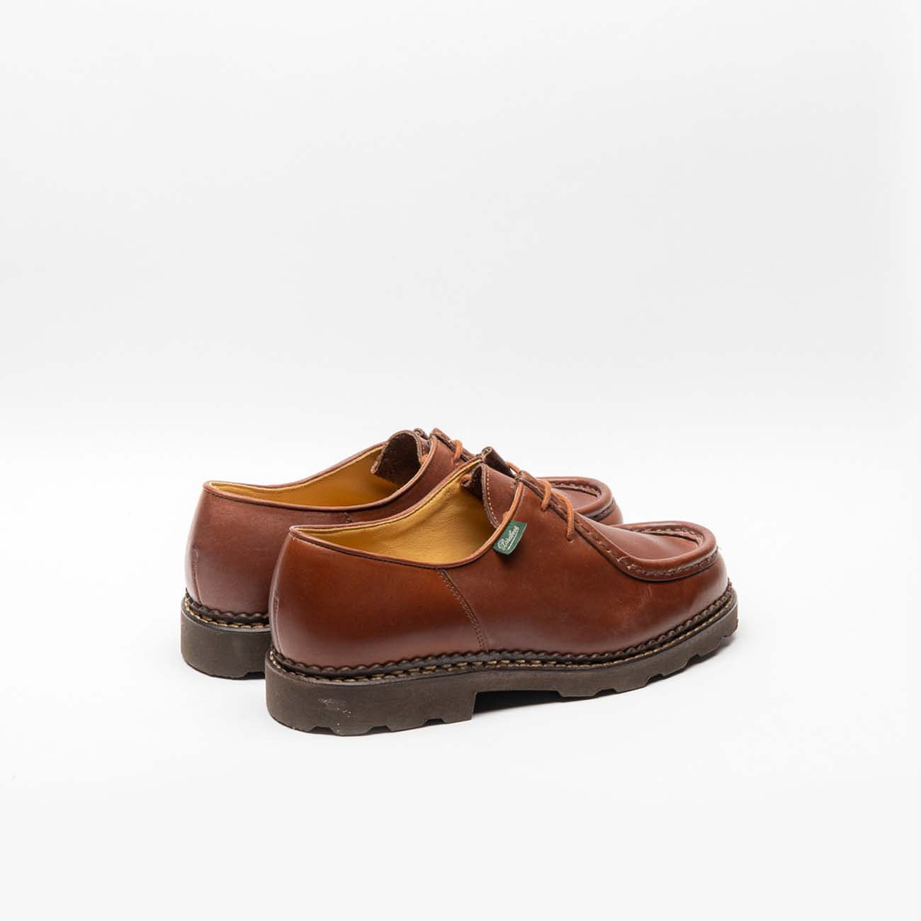 Stringata derby Paraboot Michael Marche II in pelle marrone (Lisse Marron)