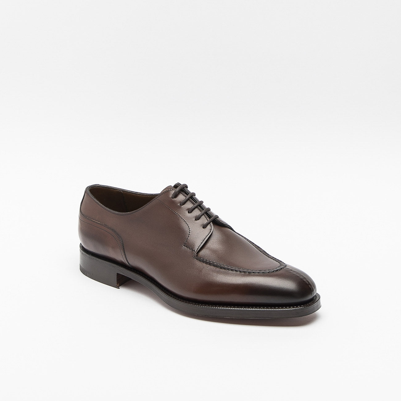 Scarpa stringata Edward Green Dover in pelle dark oak antique