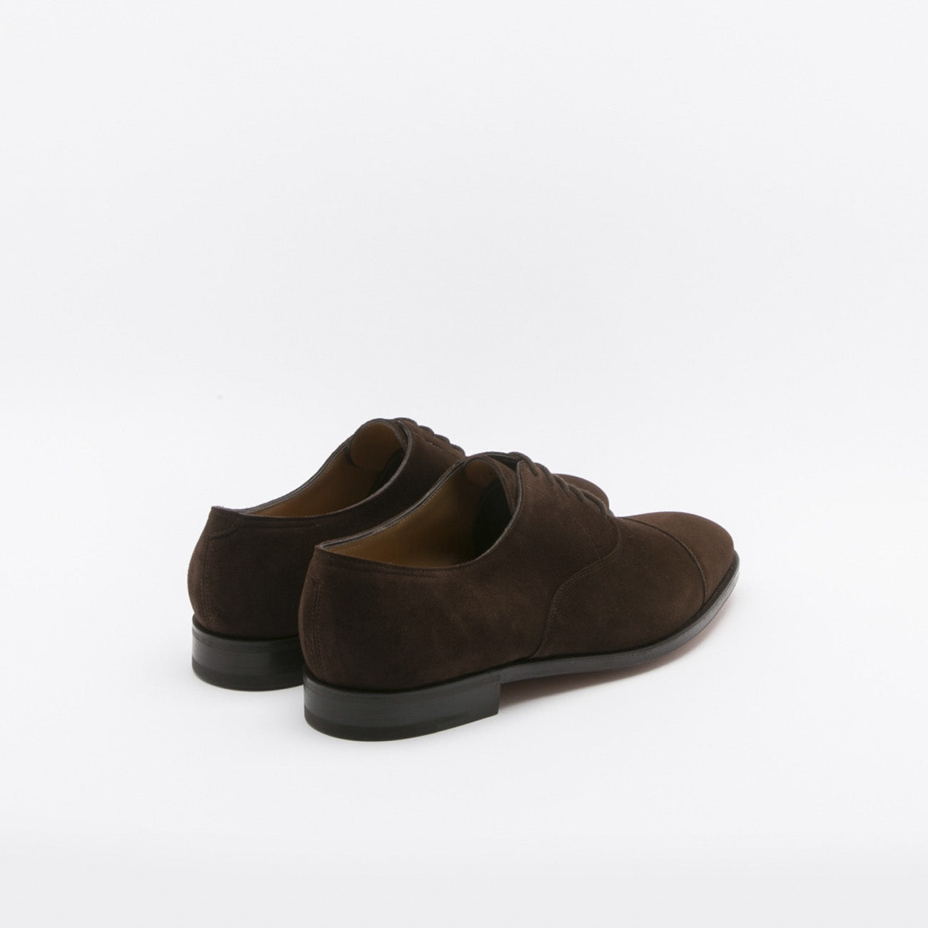 Scarpa stringata John Lobb City II fit EE in camoscio testa di moro