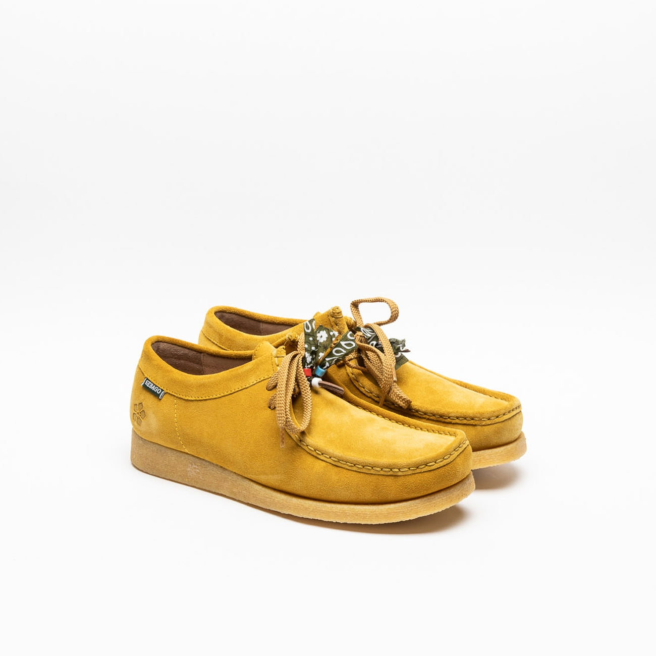 Polacco basso Sebago Koala Hanami in camoscio senape