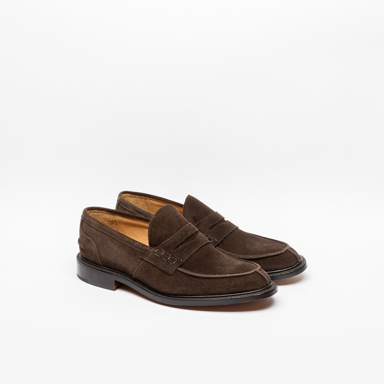 Mocassino Tricker's James in camoscio marrone