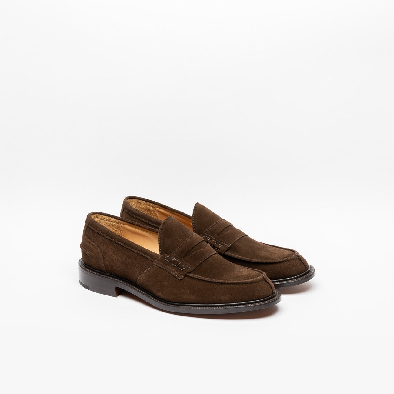 Mocassino Tricker's James in camoscio marrone