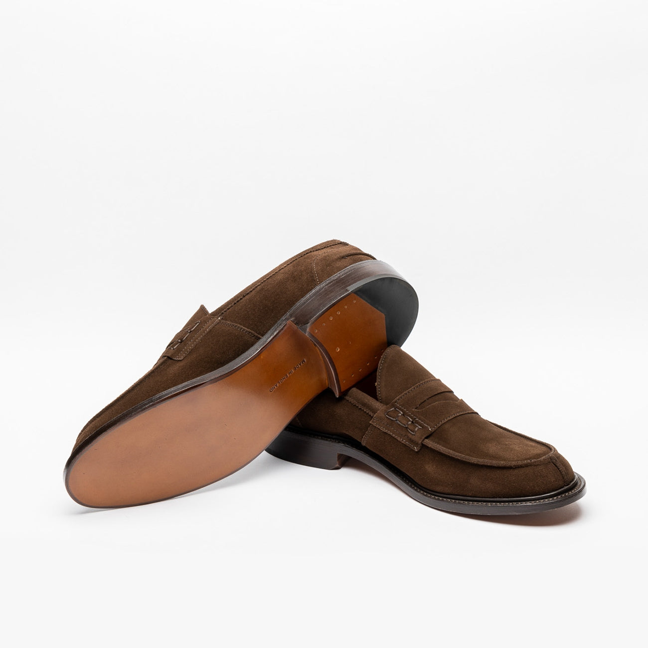 Mocassino Tricker's James in camoscio marrone