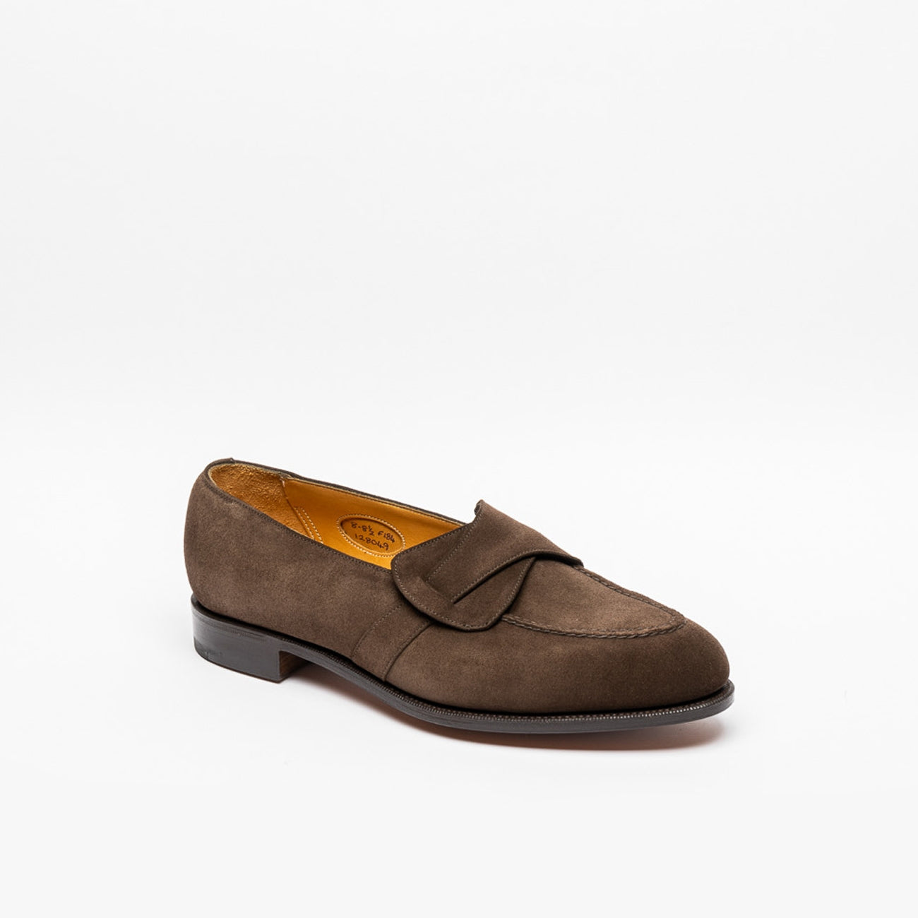 Mocassino Edward Green Lulworth in camoscio marrone