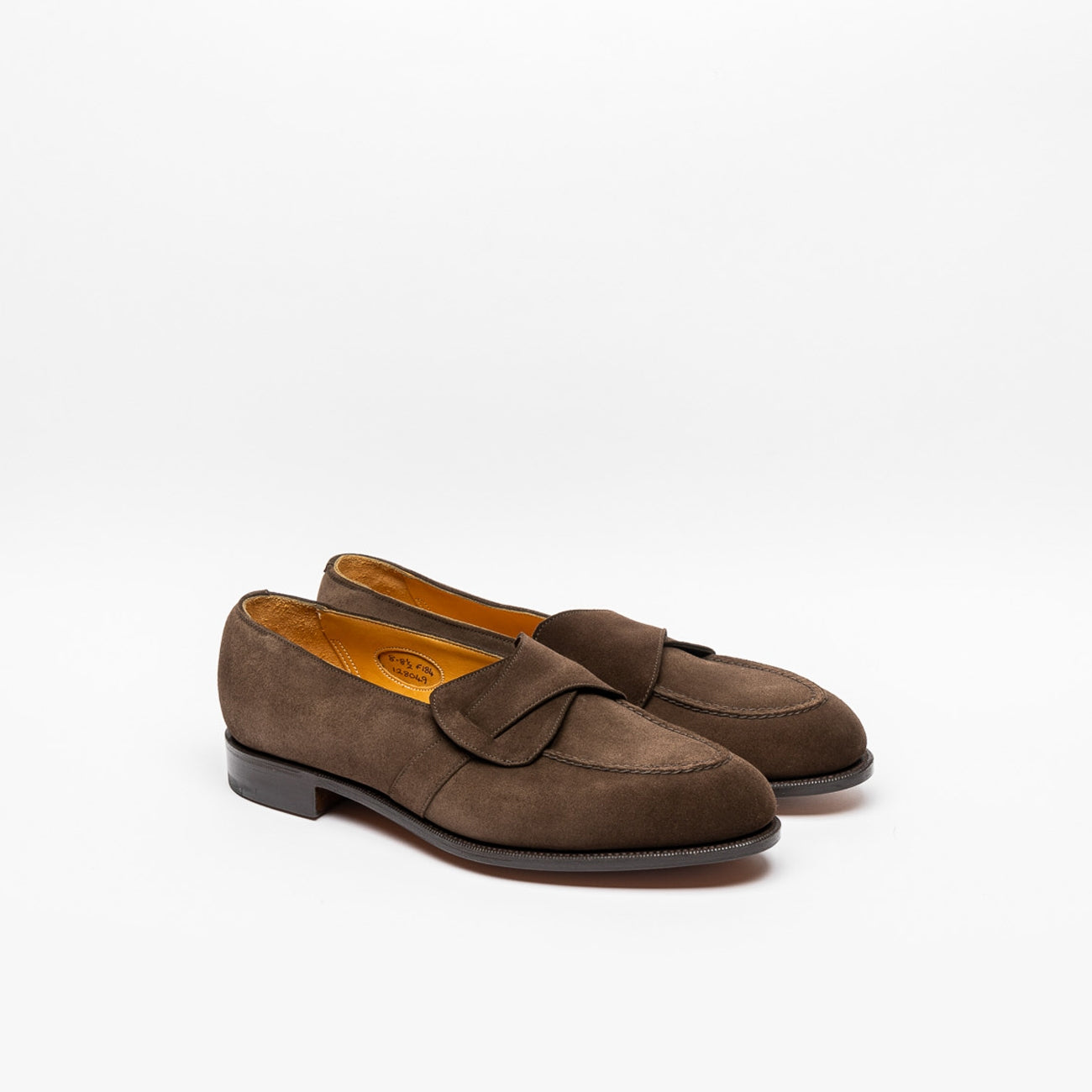 Mocassino Edward Green Lulworth in camoscio marrone