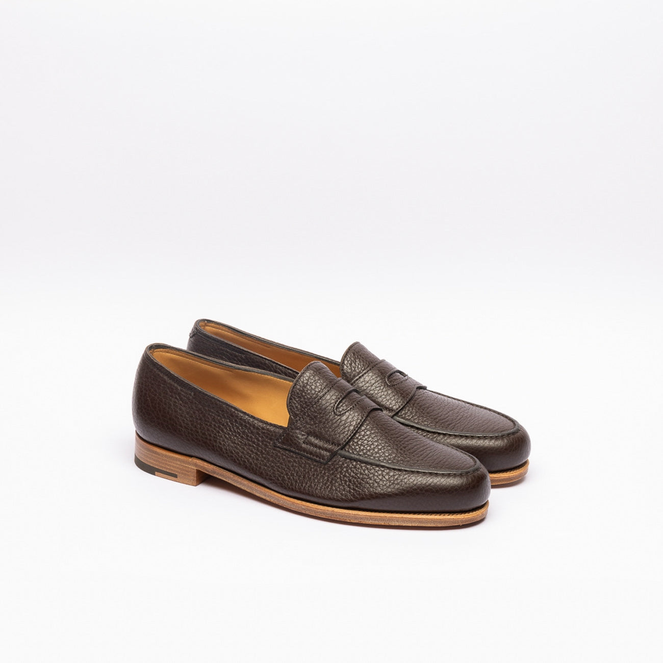 Mocassino penny loafer John Lobb Lopez in pelle marrone