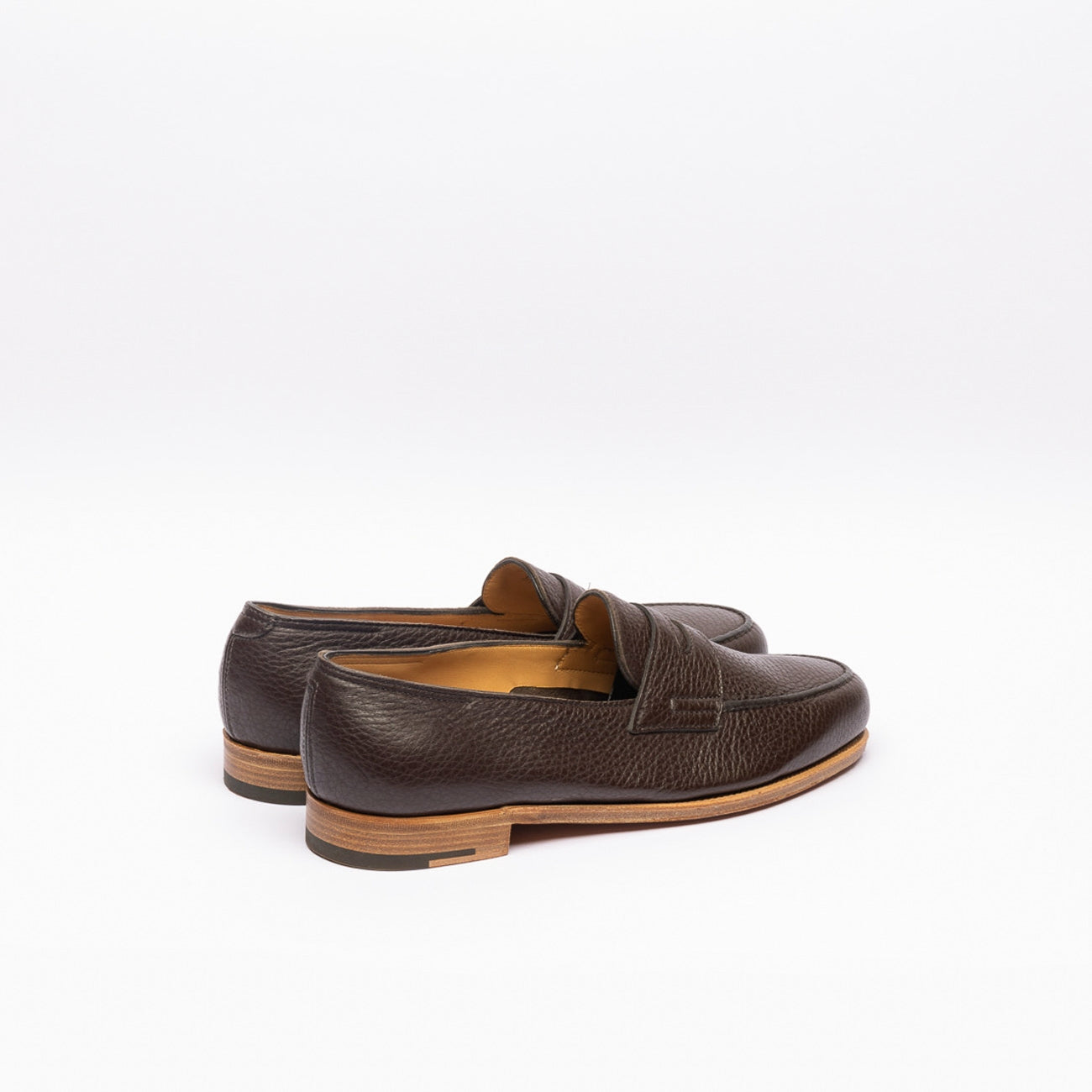 Mocassino penny loafer John Lobb Lopez in pelle marrone