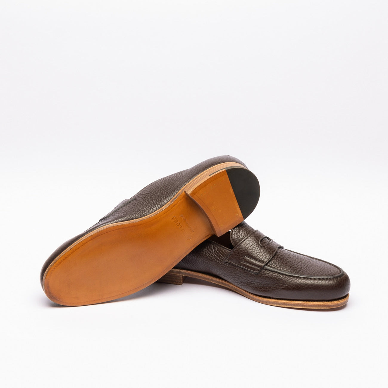 Mocassino penny loafer John Lobb Lopez in pelle marrone