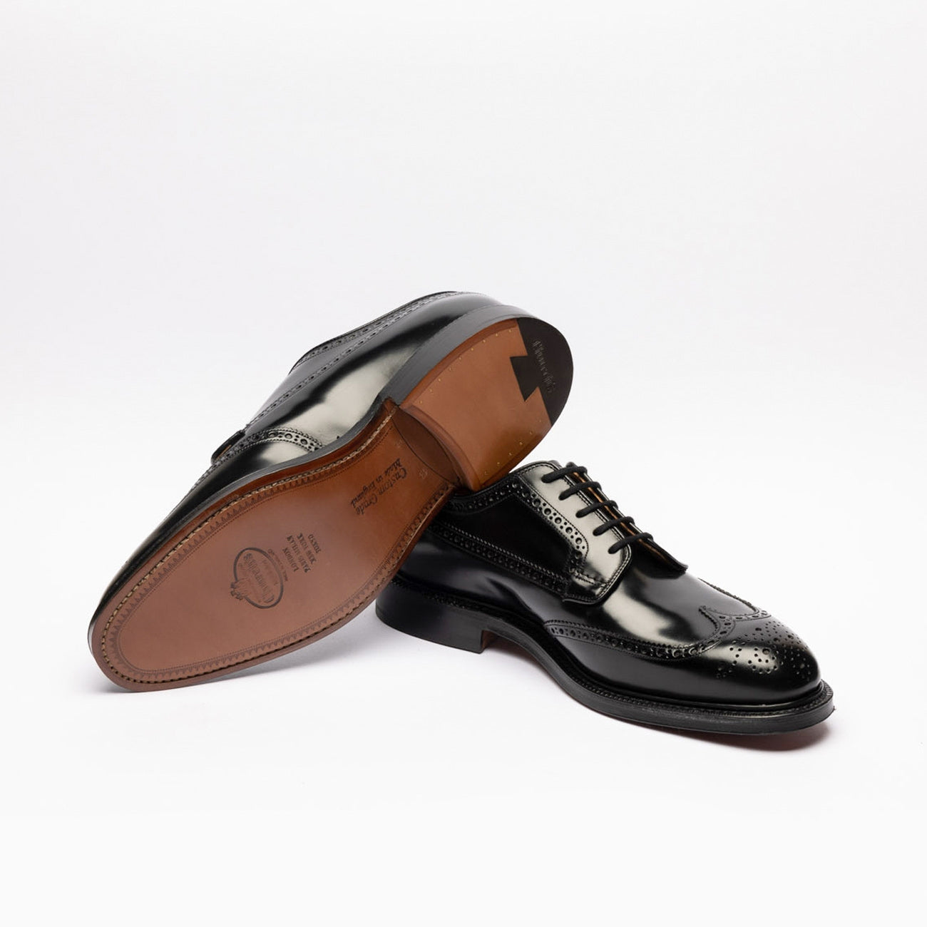 Scarpa stringata Church's Grafton fit G in pelle polished binder nera