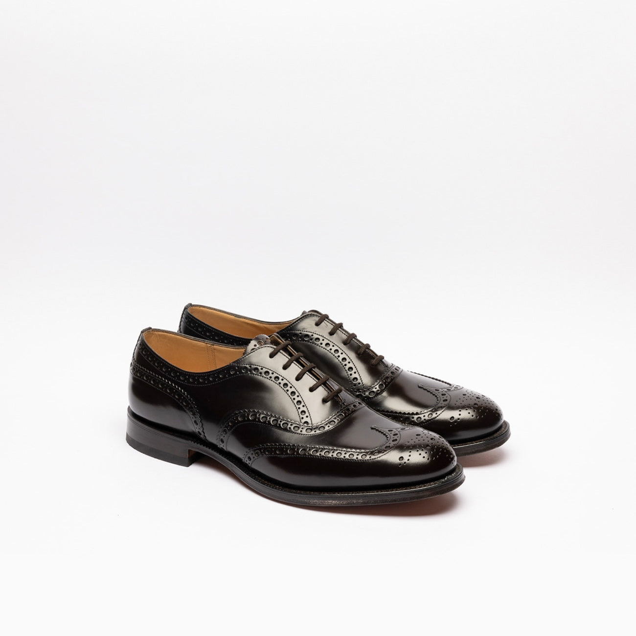 Scarpa stringata Church's Burwood 81 a coda di rondine light ebony